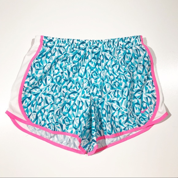 Nike Pants - Nike Dri-Fit Tempo Running Shorts Blue/Pink XL